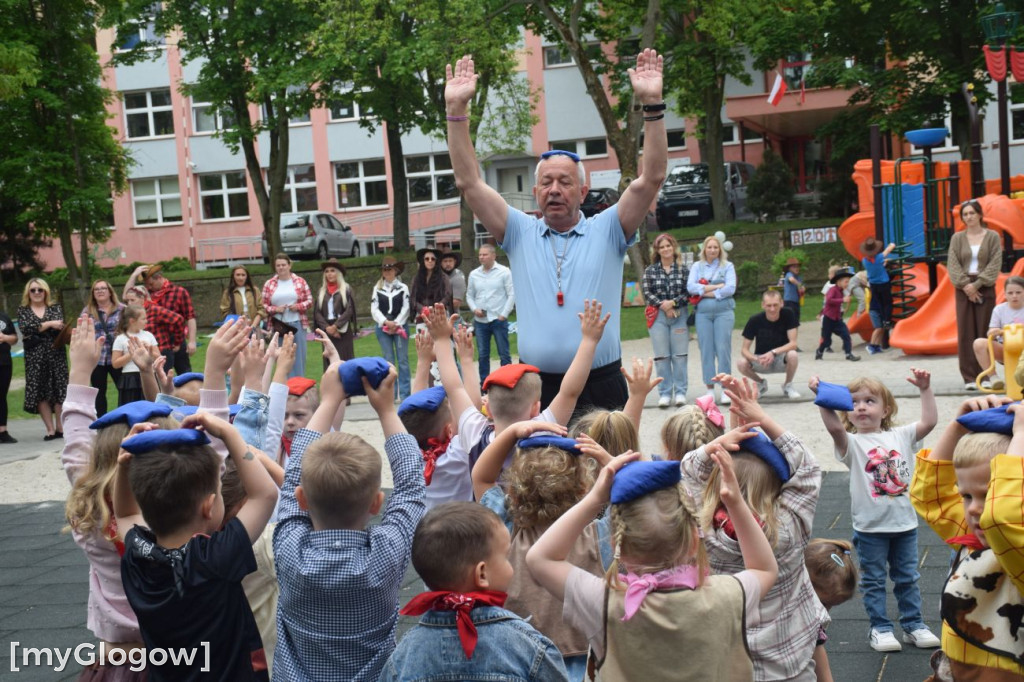 Dziki Zachód - piknik w PP nr 9 w Głogowie