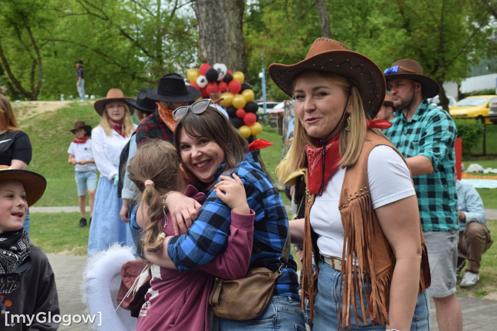 Dziki Zachód - piknik w PP nr 9 w Głogowie