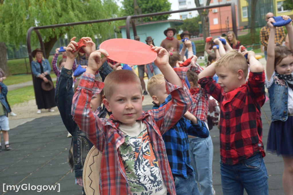 Dziki Zachód - piknik w PP nr 9 w Głogowie