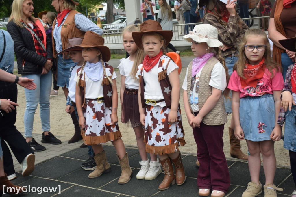 Dziki Zachód - piknik w PP nr 9 w Głogowie
