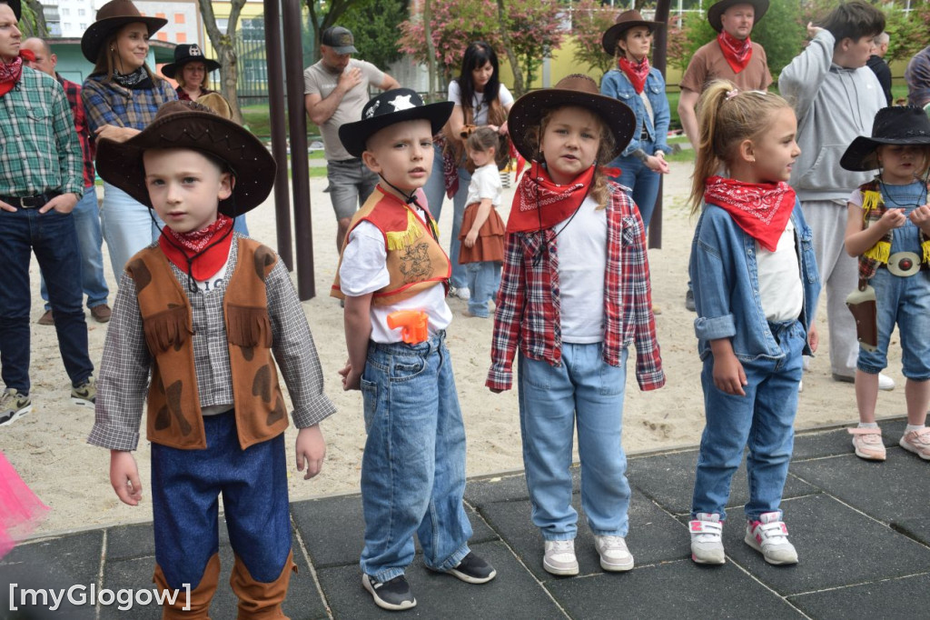 Dziki Zachód - piknik w PP nr 9 w Głogowie