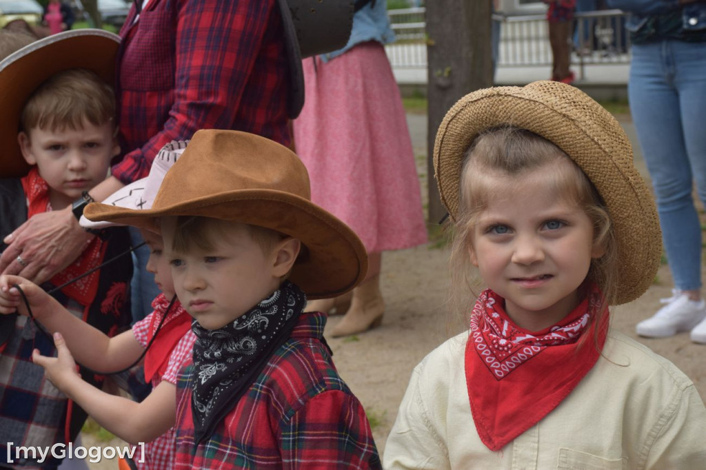 Dziki Zachód - piknik w PP nr 9 w Głogowie