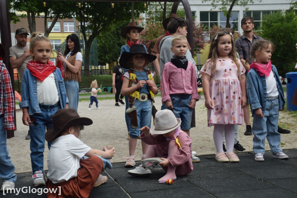 Dziki Zachód - piknik w PP nr 9 w Głogowie