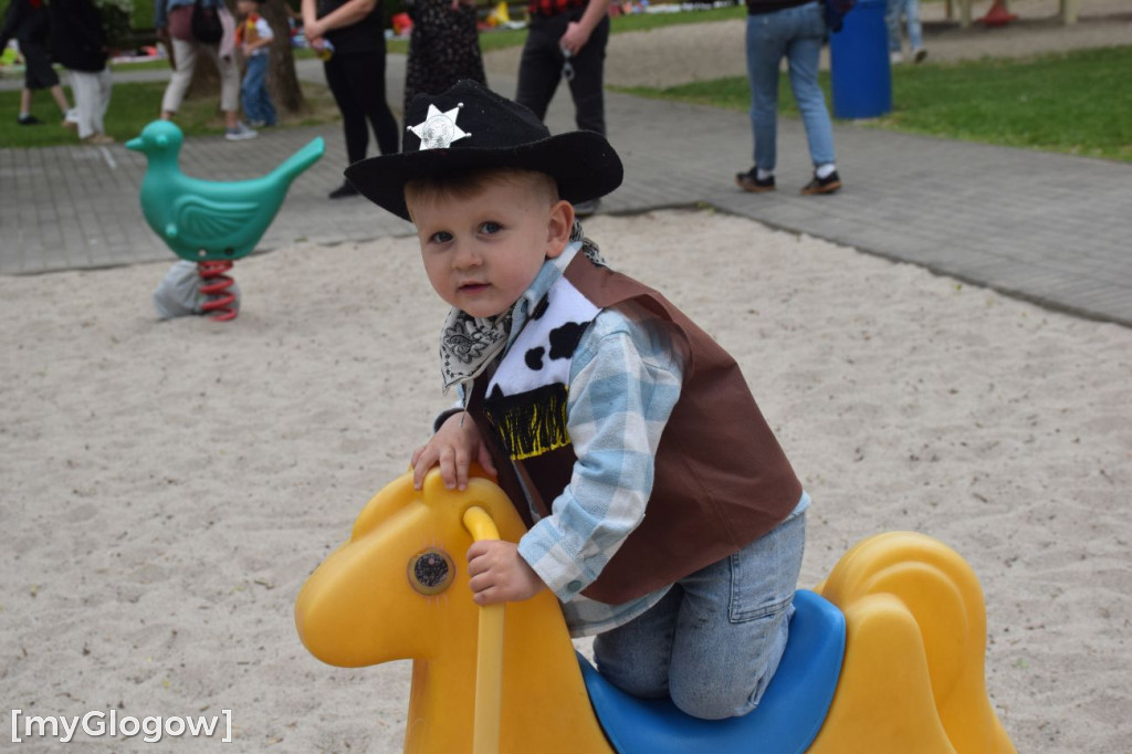 Dziki Zachód - piknik w PP nr 9 w Głogowie