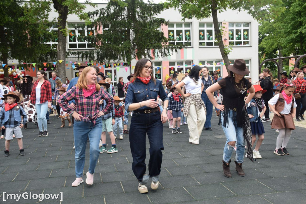 Dziki Zachód - piknik w PP nr 9 w Głogowie
