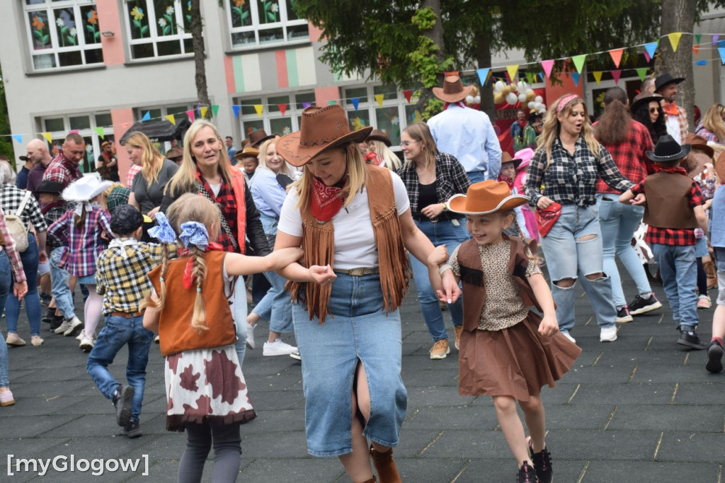 Dziki Zachód - piknik w PP nr 9 w Głogowie