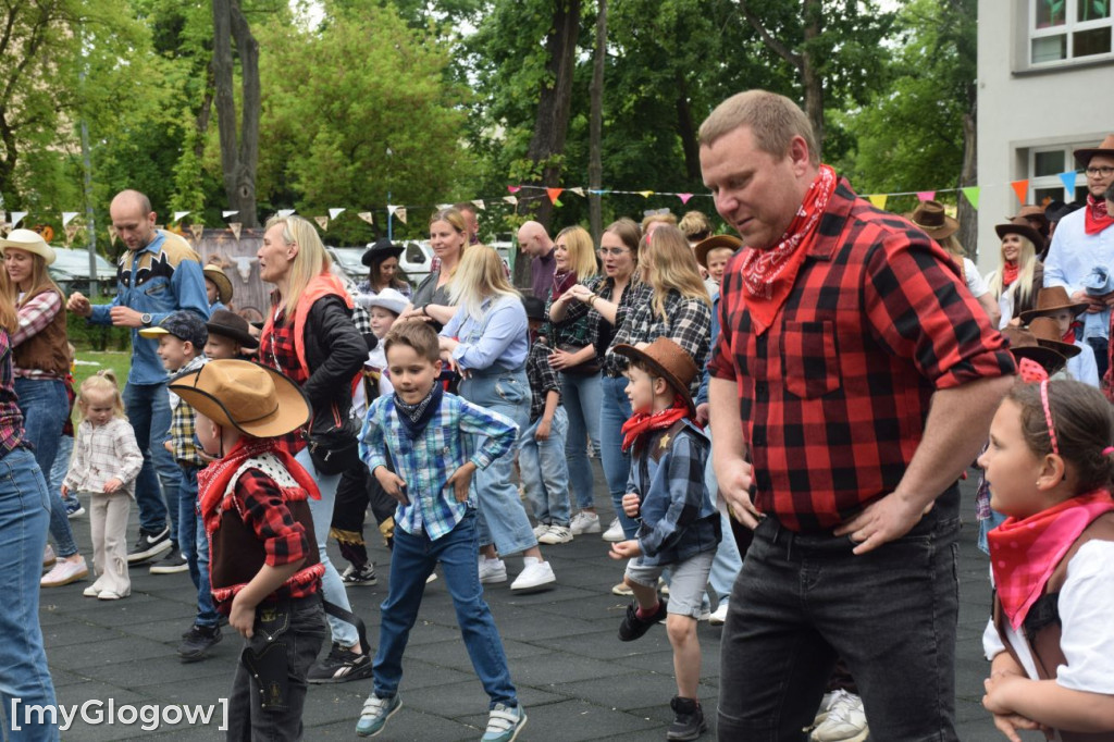 Dziki Zachód - piknik w PP nr 9 w Głogowie
