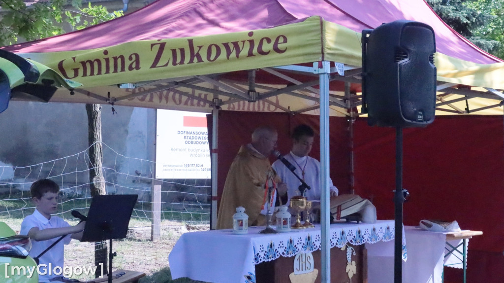 Msza święta we Wróblinie Głogowskim