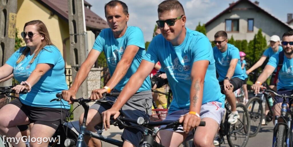 Rajd rowerowy w Grębocicach