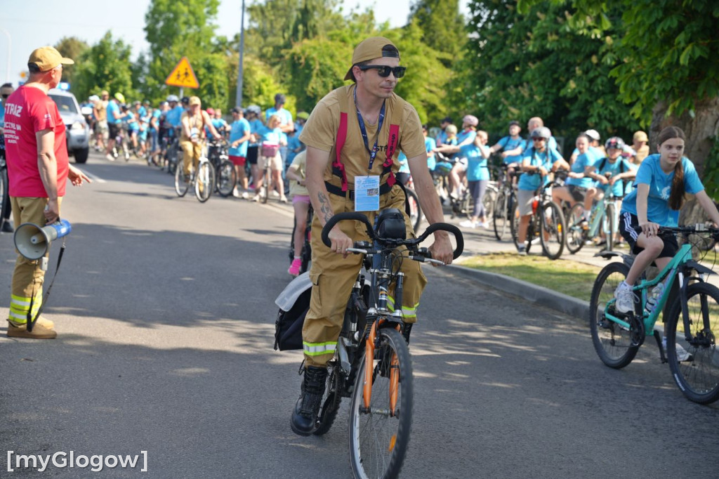 Rajd rowerowy w Grębocicach