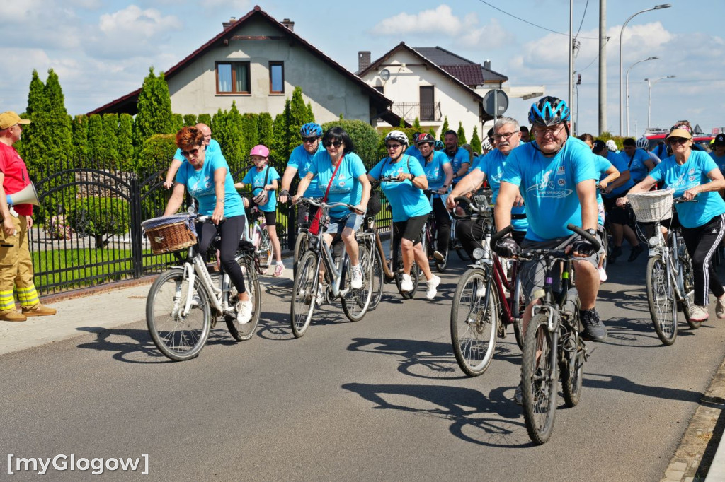 Rajd rowerowy w Grębocicach