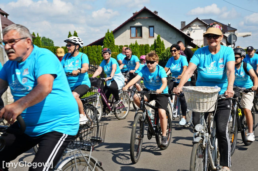 Rajd rowerowy w Grębocicach