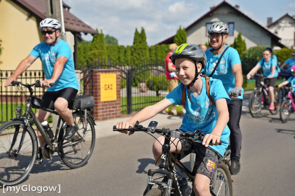 Rajd rowerowy w Grębocicach