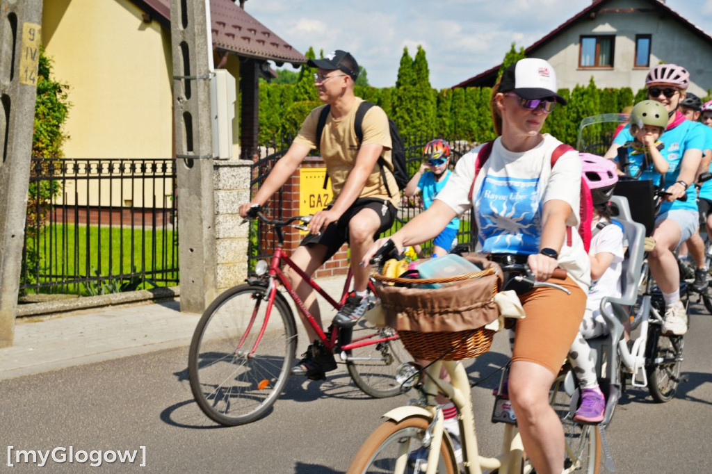 Rajd rowerowy w Grębocicach