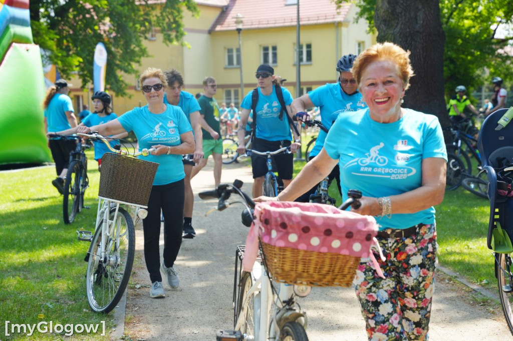Rajd rowerowy w Grębocicach