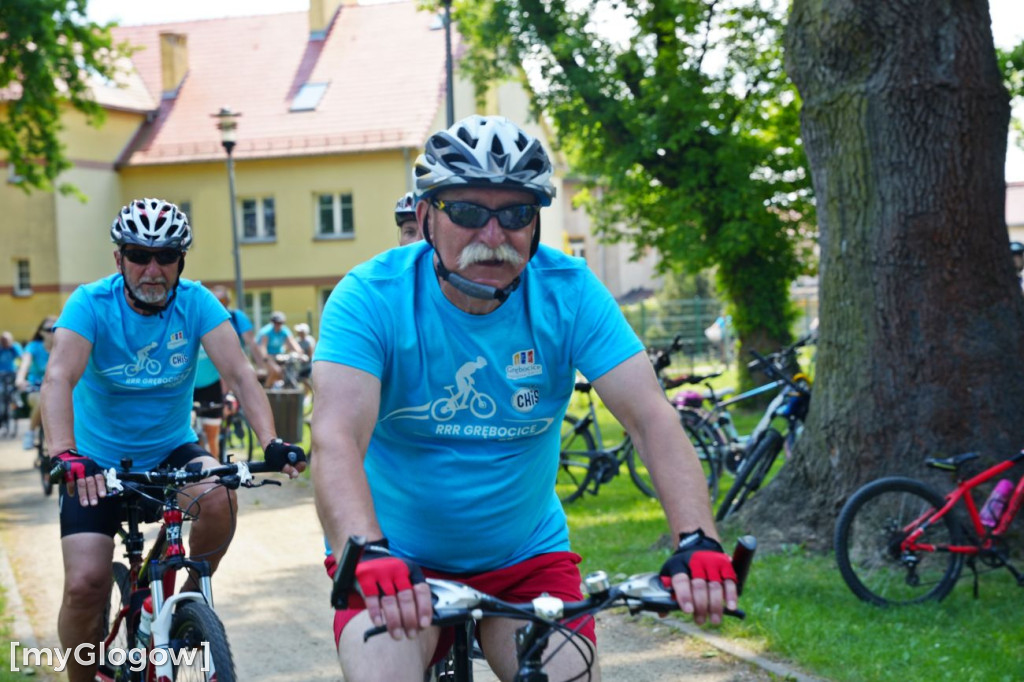 Rajd rowerowy w Grębocicach