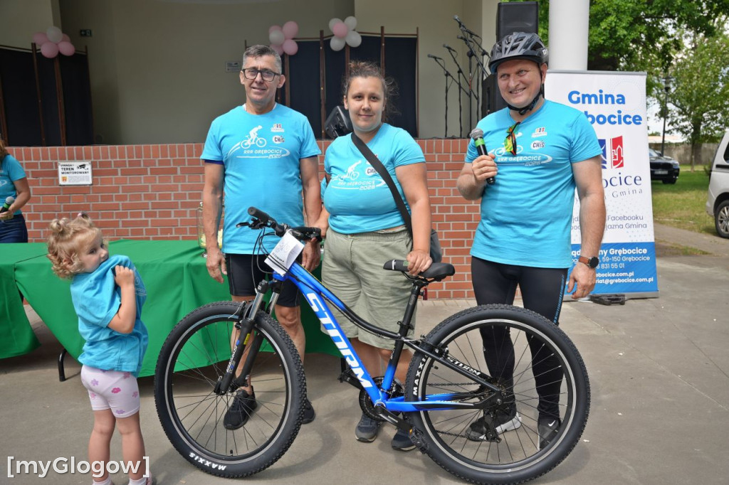 Rajd rowerowy w Grębocicach