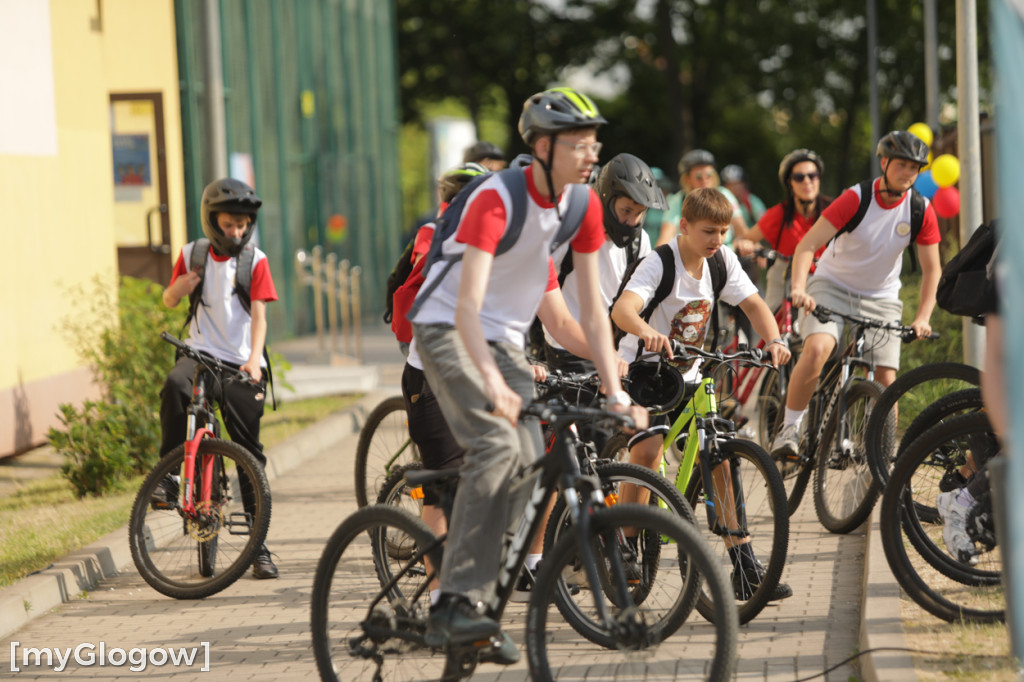 Rowerowy dzień dla uczniów w Głogowie