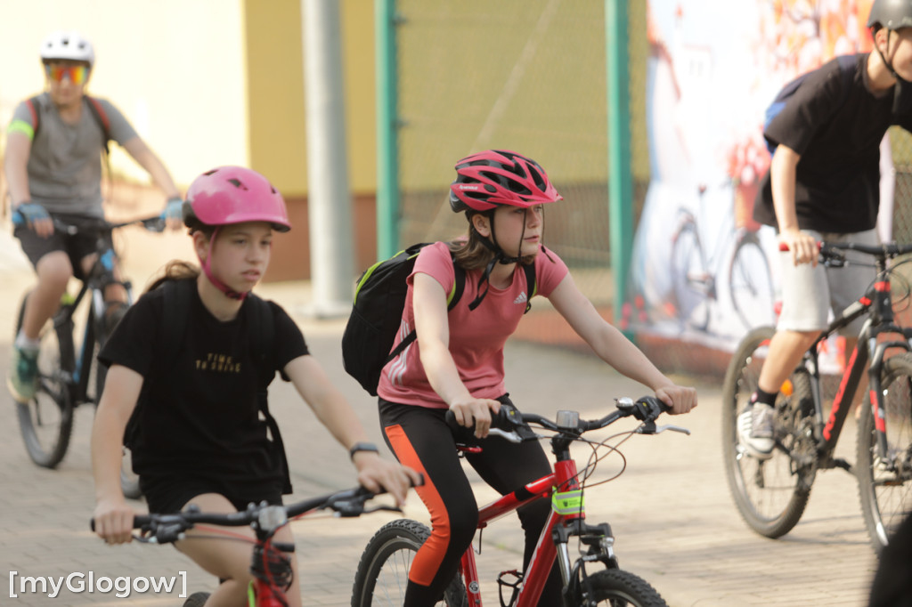 Rowerowy dzień dla uczniów w Głogowie