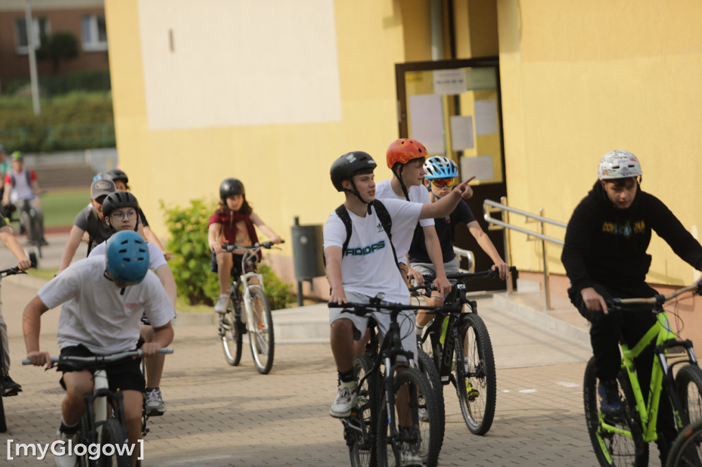 Rowerowy dzień dla uczniów w Głogowie