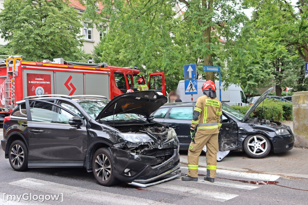 Kolizja na Jedności Robotniczej w Głogowie