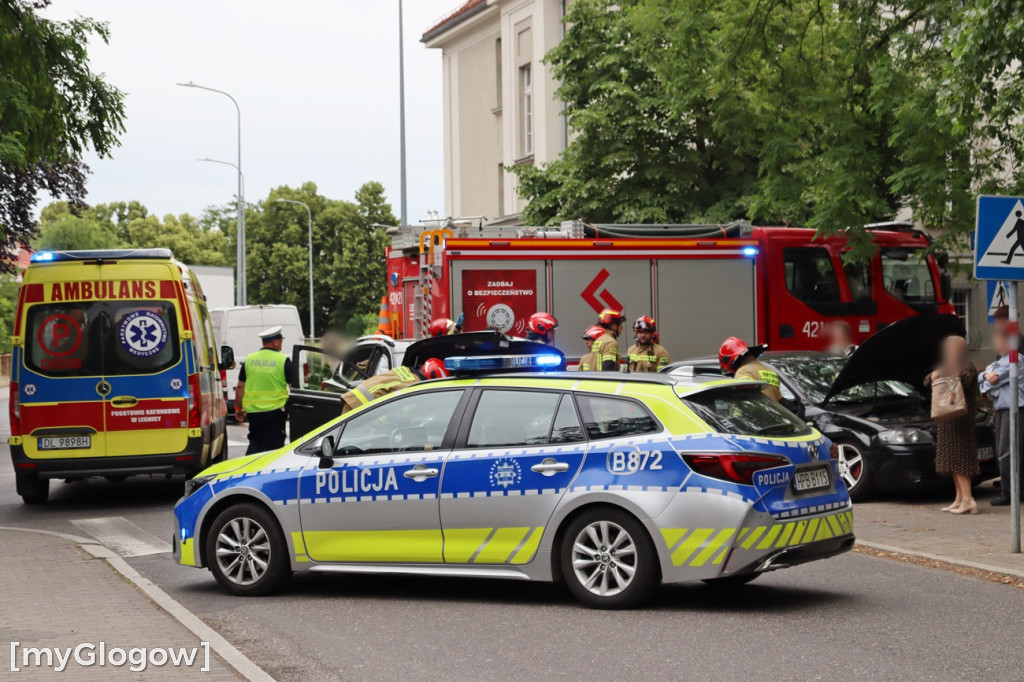 Kolizja na Jedności Robotniczej w Głogowie