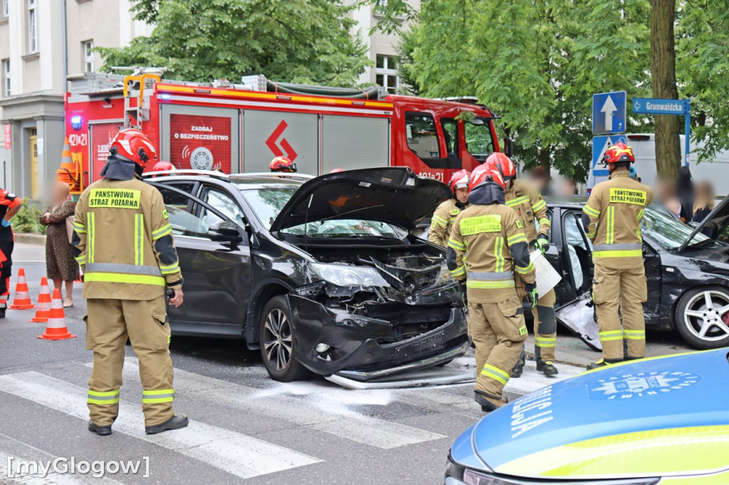 Kolizja na Jedności Robotniczej w Głogowie