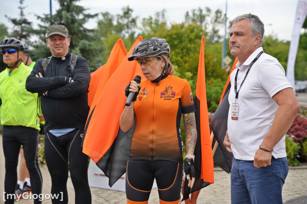 Rajd rowerowy z okazji 55 lecia Huty Miedzi Głogów
