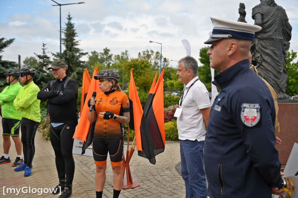 Rajd rowerowy z okazji 55 lecia Huty Miedzi Głogów