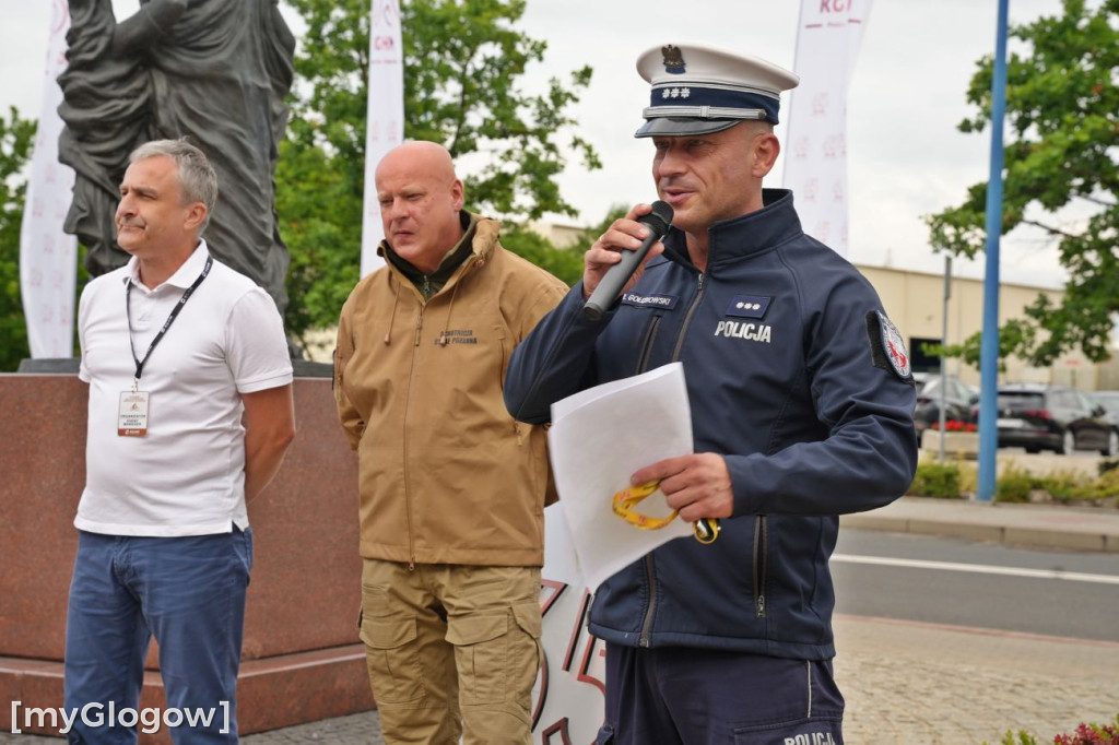 Rajd rowerowy z okazji 55 lecia Huty Miedzi Głogów
