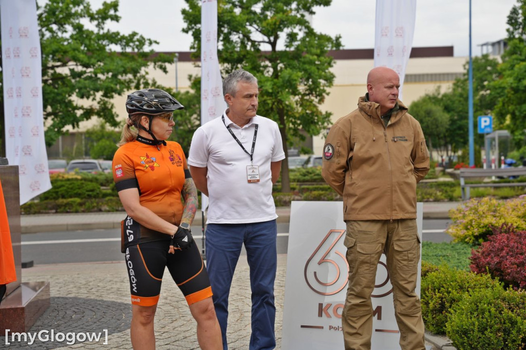 Rajd rowerowy z okazji 55 lecia Huty Miedzi Głogów