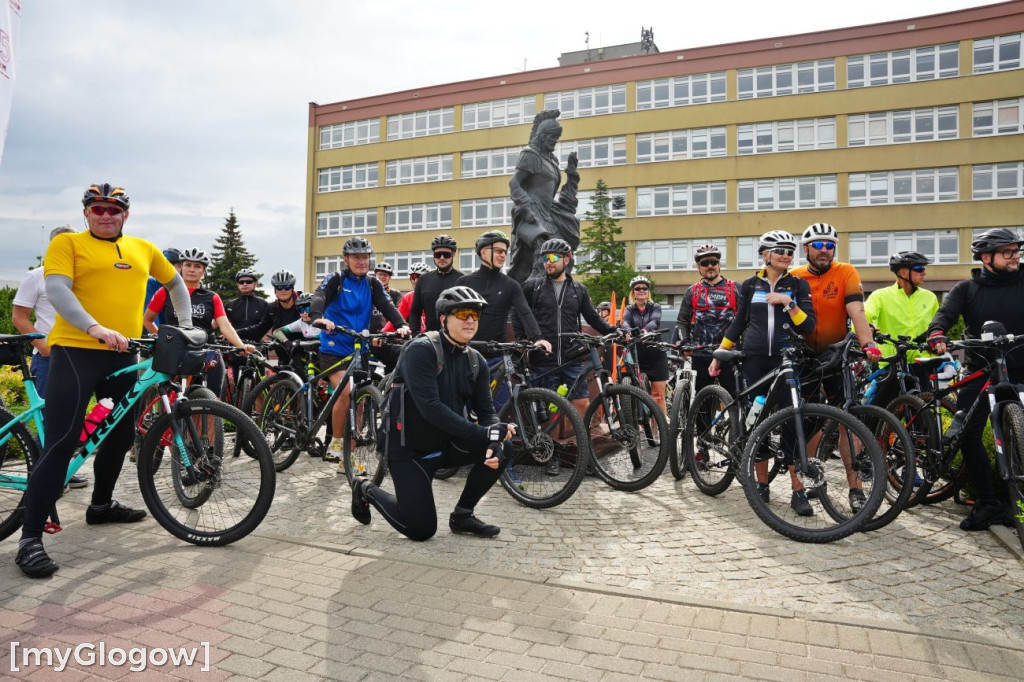 Rajd rowerowy z okazji 55 lecia Huty Miedzi Głogów