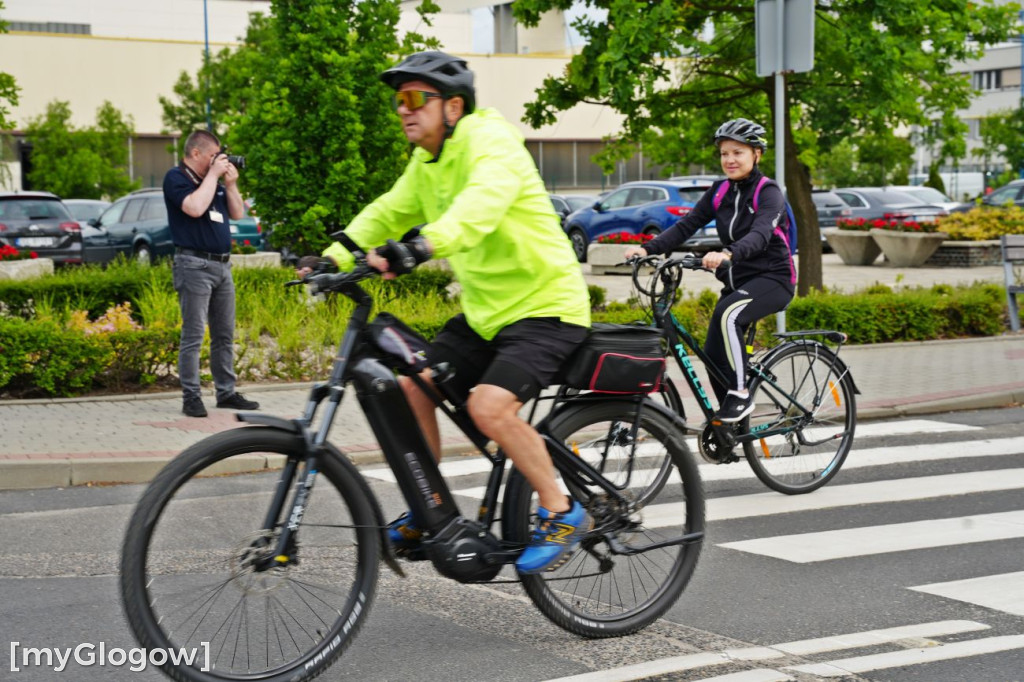 Rajd rowerowy z okazji 55 lecia Huty Miedzi Głogów
