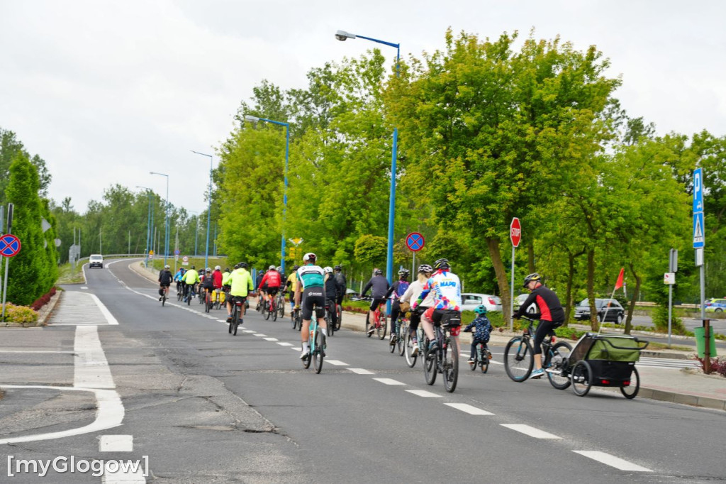 Rajd rowerowy z okazji 55 lecia Huty Miedzi Głogów