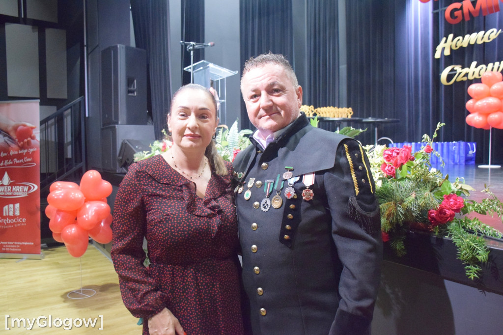 Gala honorowych dawców krwi w Grębocicach
