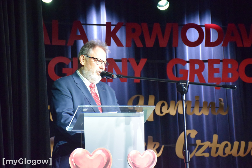 Gala honorowych dawców krwi w Grębocicach