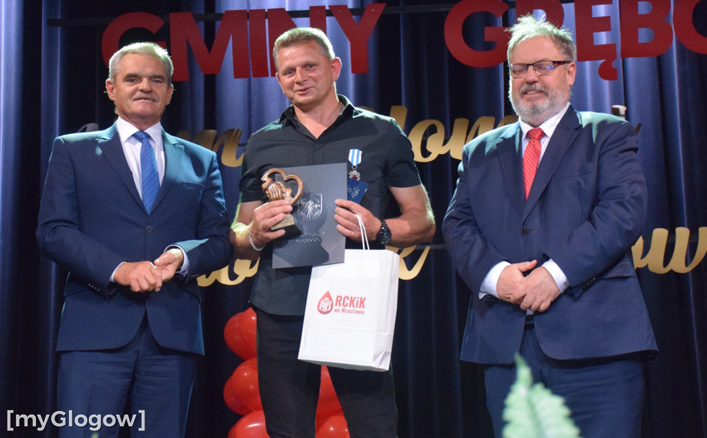 Gala honorowych dawców krwi w Grębocicach