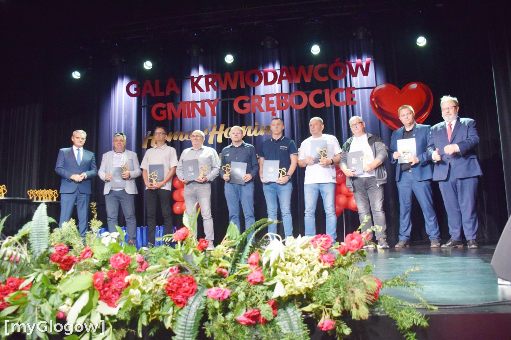 Gala honorowych dawców krwi w Grębocicach