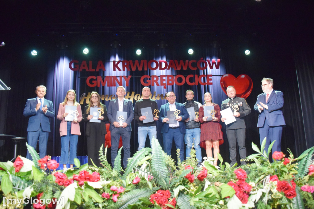 Gala honorowych dawców krwi w Grębocicach