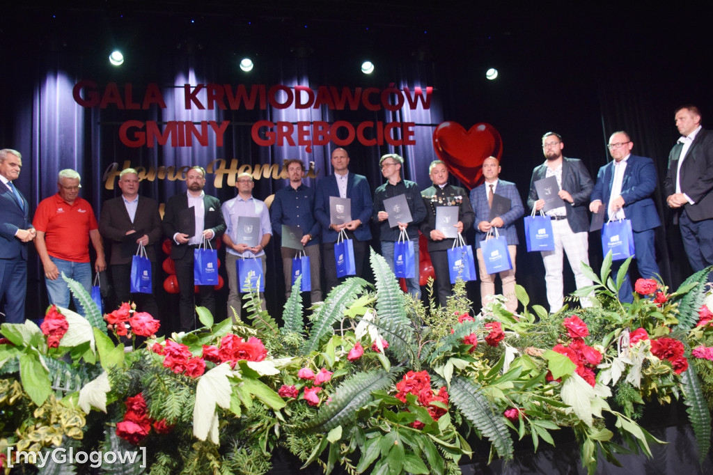 Gala honorowych dawców krwi w Grębocicach