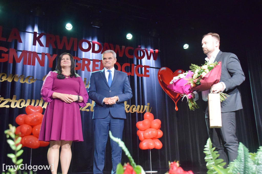 Gala honorowych dawców krwi w Grębocicach