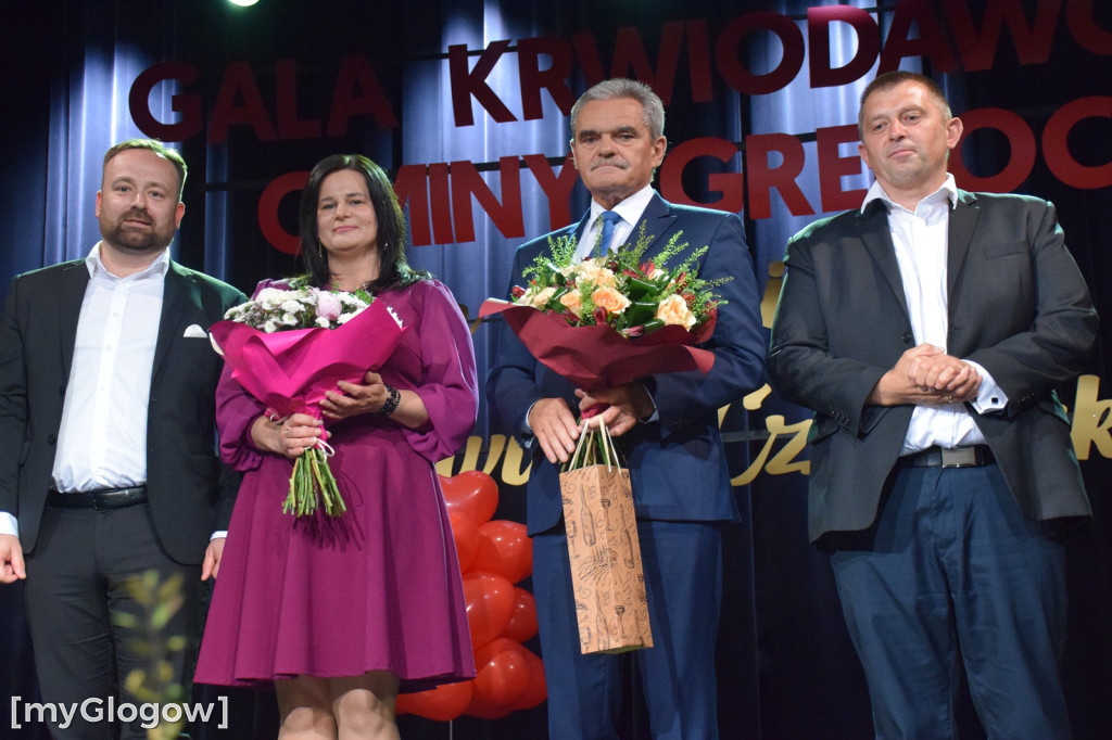 Gala honorowych dawców krwi w Grębocicach
