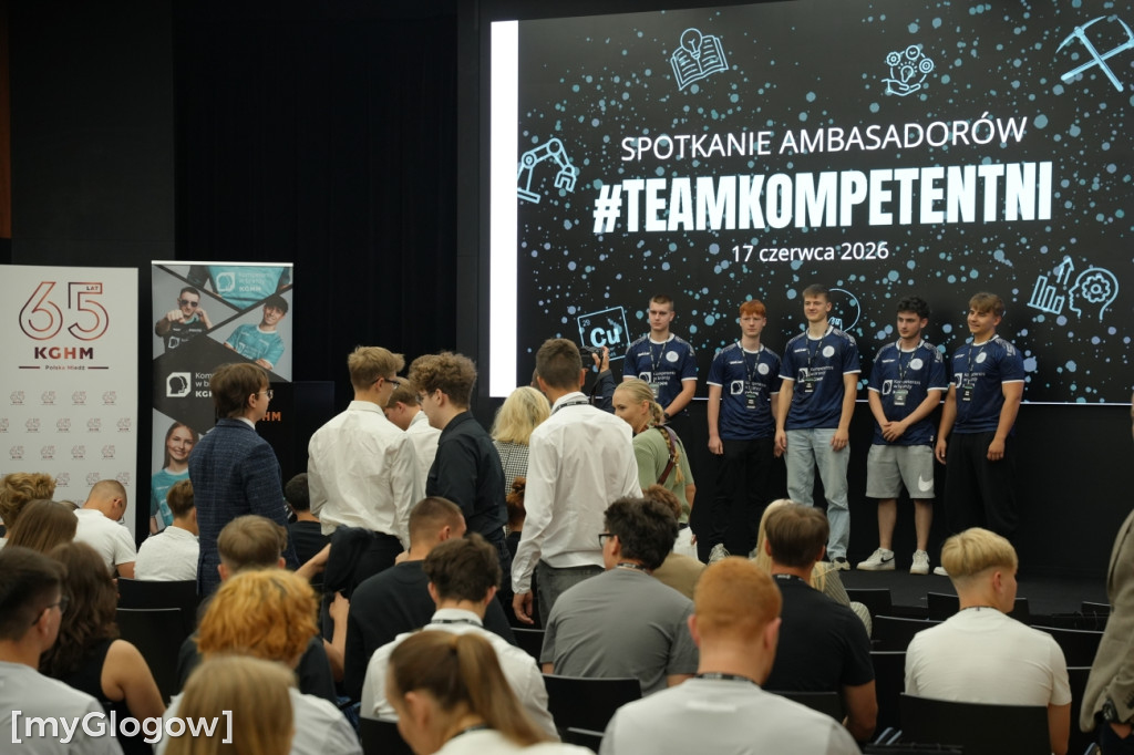 Ambasadorzy #TeamKompetentni spotkali się w KGHM
