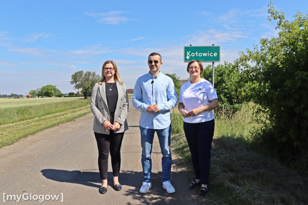 Remont drogi z Leszkowic do Kotowic