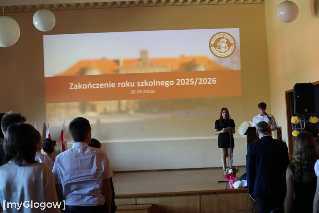 Ostatni dzwonek w I LO w Głogowie