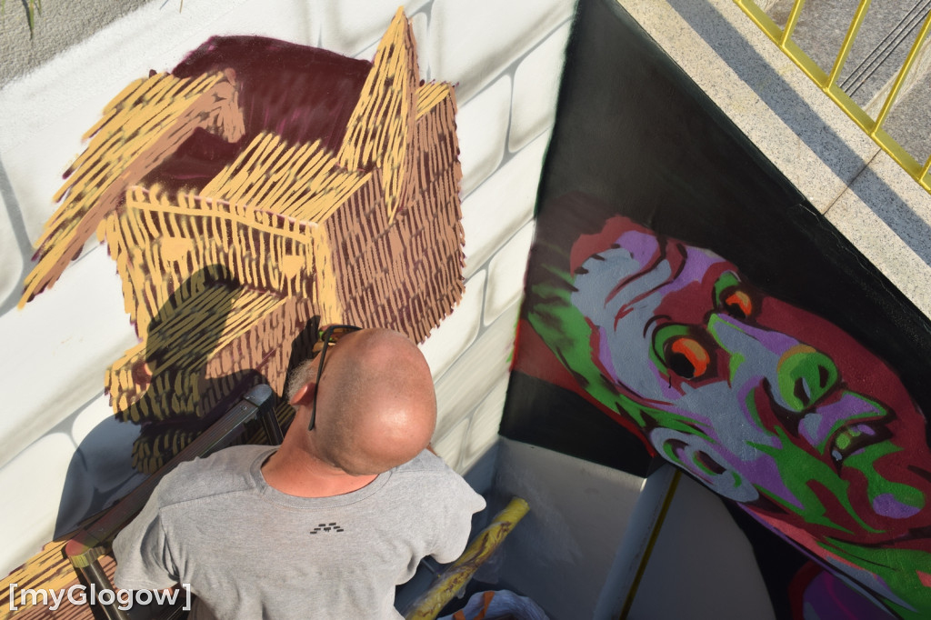 Graffiti Jam w przejściu podziemnym w Głogowie