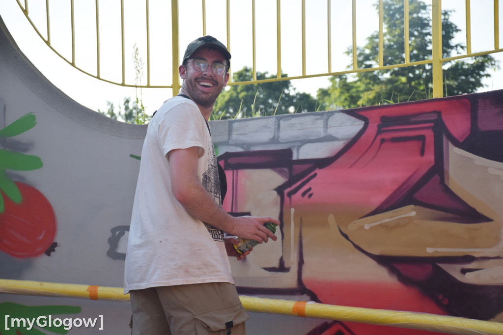 Graffiti Jam w przejściu podziemnym w Głogowie