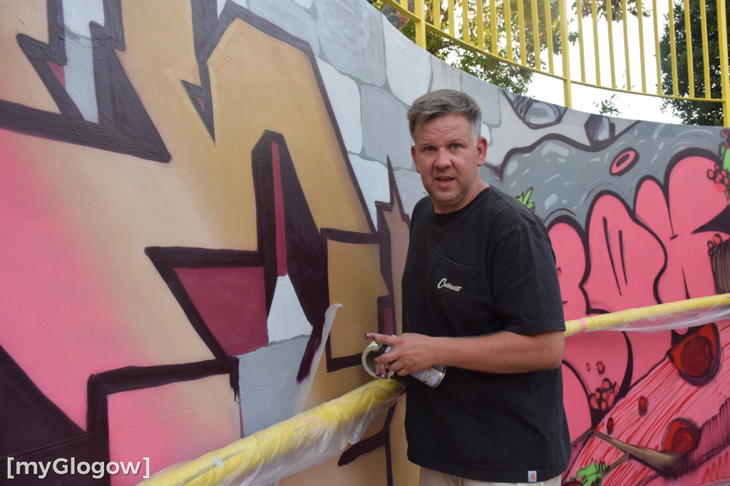 Graffiti Jam w przejściu podziemnym w Głogowie