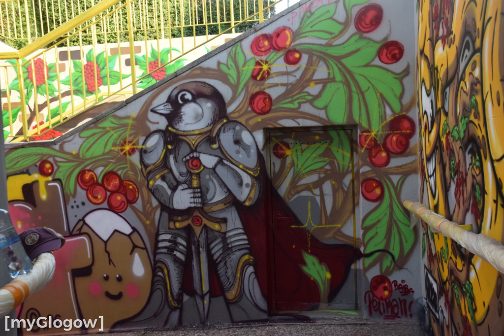 Graffiti Jam w przejściu podziemnym w Głogowie