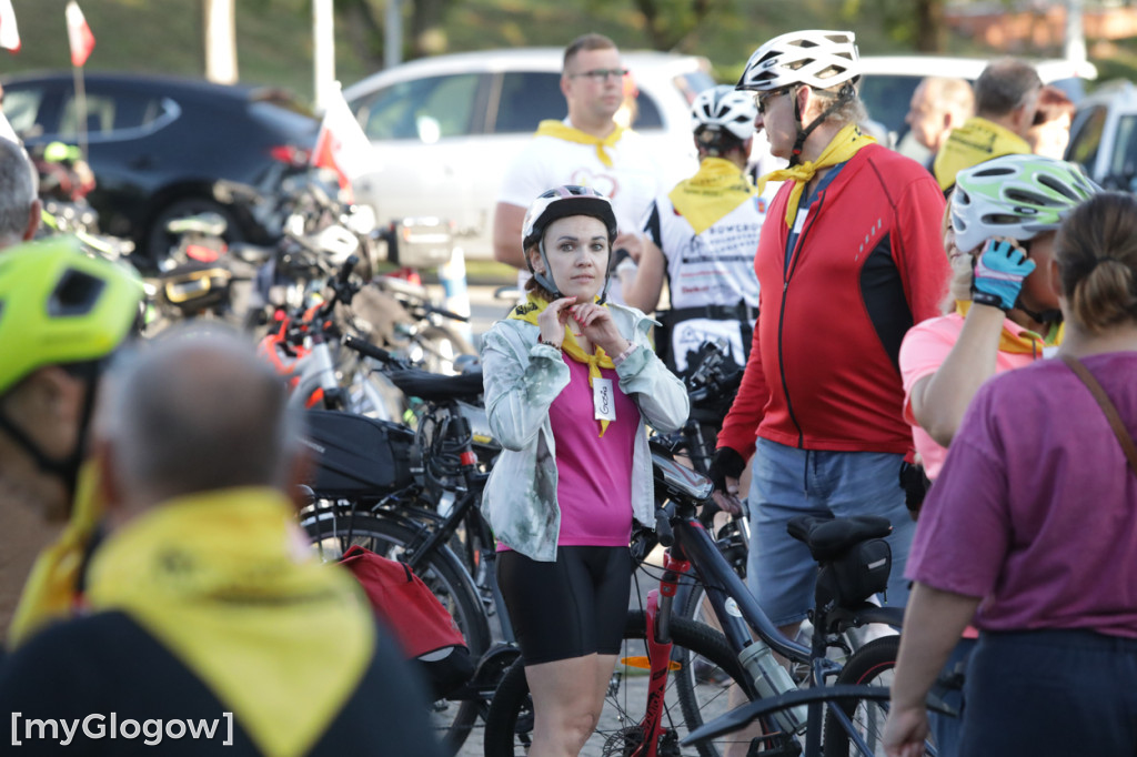 Pielgrzymi ruszyli rowerami do Częstochowy